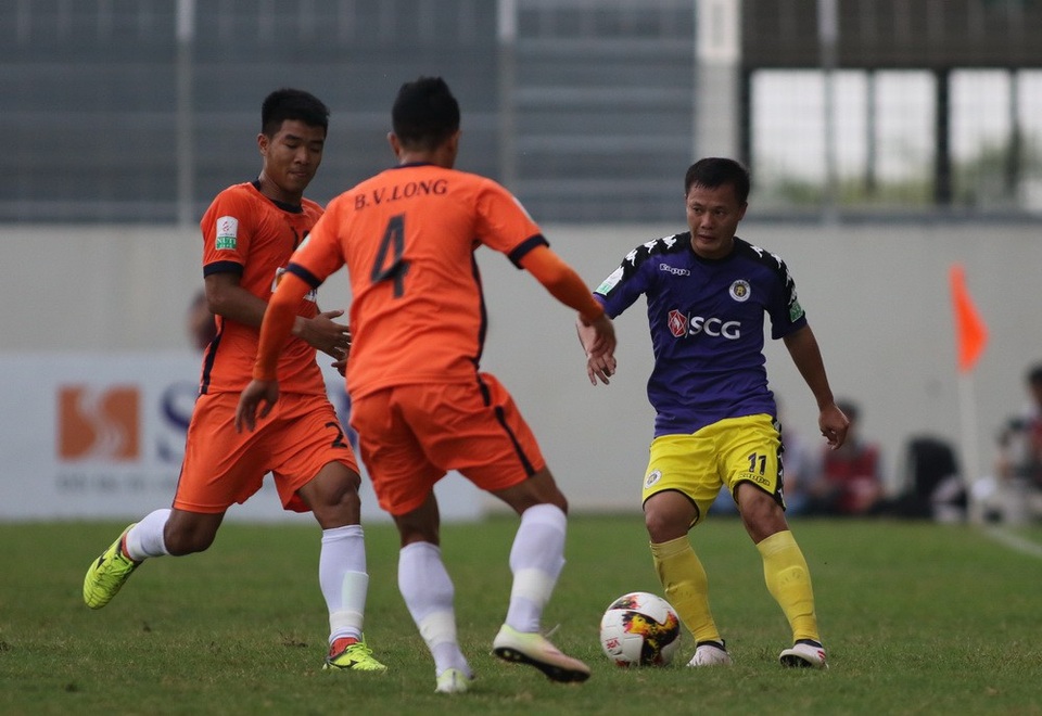 Ngoại binh lập hat-trick, Hà Nội thắng đậm SHB Đà Nẵng - 2
Thánh Lương chơi khá hay ở trận này - Ảnh: Khánh Quang