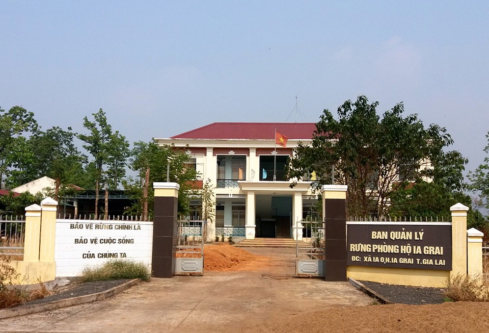 Mất hơn 240 ha rừng, Sở báo cáo do “dân lấn chiếm” (!?) - 1 Trụ sở BQLRPH Ia Grai