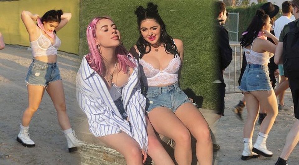 Ariel Winter khoe ngực khủng khi đi xem ca nhạc - 1
Nữ diễn viên 20 tuổi Ariel Winter ăn vận gợi cảm khi cùng bạn bè và người yêu đi xem ca nhạc ngày 14/4 vừa qua