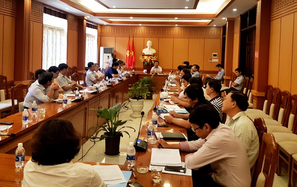 
Chính quyền TP Hội An họp để bàn về dự án Gami Hội An cũng như vở diễn “Ký ức Hội An”.
