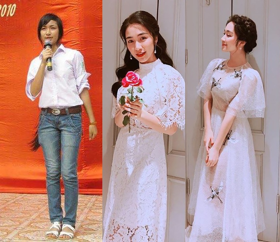 Ngỡ ngàng với ảnh thời "nhất quỷ nhì ma..." của sao Việt đình đám - 7 Hình ảnh của nữ ca sĩ Hòa Minzy khiến khán giả bất ngờ bởi cách đây 8 năm, cô nàng sở hữu một bộ tóc “siêu dài” khác hẳn với hình ảnh mái tóc tém của cô ở lần đầu tiên xuất hiện trước công chúng. Thế nhưng Hòa Minzy cũng nhận được nhận xét tích cực và cho rằng thời học sinh cô đã gây ấn tượng với ngoại hình mũm mĩm, dễ thương.