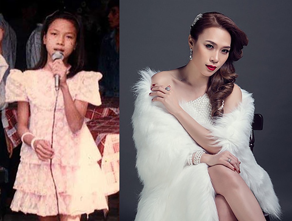 Ngỡ ngàng với ảnh thời "nhất quỷ nhì ma..." của sao Việt đình đám - 11
Mỹ Tâm với hình ảnh ngây thơ thời học sinh khi đứng trên sân khấu biểu diễn. Tuy nhiên, nữ ca sĩ có nét chính chắn và nghiêm túc từ thời bé, thể hiện sự chuyên nghiệp của mình.
