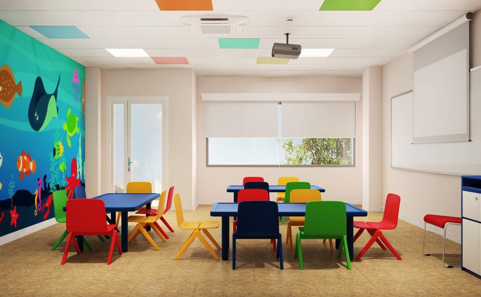 Trung tâm Anh ngữ mẫu giáo đầu tiên của VUS chính thức ra mắt - 2
Nội thất VUS Kids Trần Não được thiết kế phù hợp lứa tuổi giúp các em luôn cảm thấy hào hứng khi đến trường.