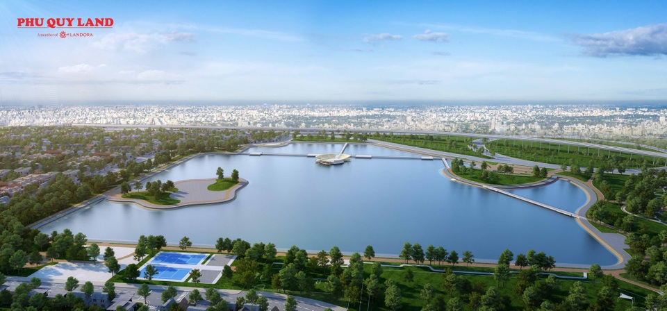 Đi tìm dự án căn hộ cao cấp không lo mất điện vào mùa Hè - 2 Sky Park Residence nằm cạnh hai hồ điều hòa rộng lớn