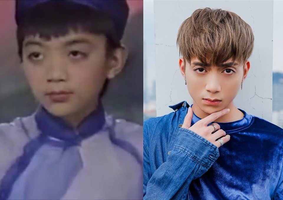 Ngỡ ngàng với ảnh thời "nhất quỷ nhì ma..." của sao Việt đình đám - 14 Soobin Hoàng Sơn điển trai hơn so với thời còn đi học, điểm thay đổi lớn nhất của Soobin là cánh mũi cao và thon gọn hơn.