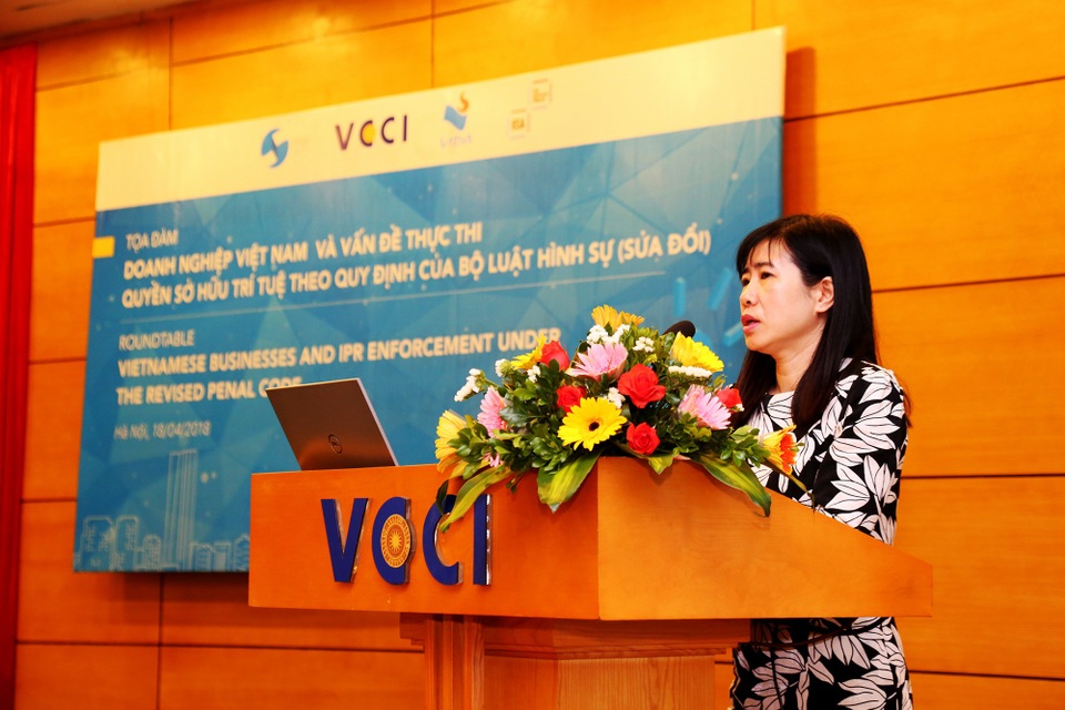 Thực thi quyền sở hữu trí tuệ sẽ thúc đẩy hoạt động sáng tạo - 3
Thạc sĩ Lê Thị Vân Anh, Trưởng phòng Pháp luật Hình sự, Vụ Pháp luật hình sự - hành chính, Bộ Tư pháp.