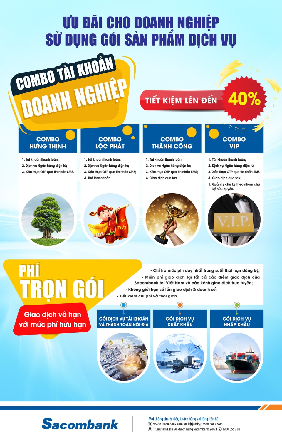 Ưu đãi cho doanh nghiệp sử dụng trọn gói sản phẩm dịch vụ - 1 Ưu đãi cho doanh nghiệp sử dụng trọn gói sản phẩm dịch vụ - 1