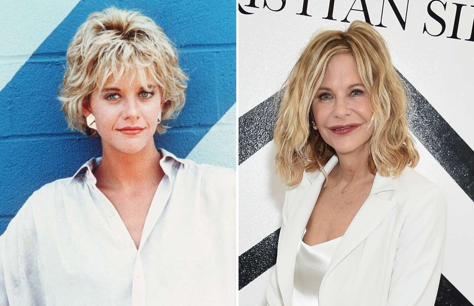 Nhan sắc những "Người đẹp nhất thế giới" ngày ấy và bây giờ - 11
Meg Ryan năm 1987 (trái) từng là cô gái trong mơ của mọi đàn ông Mỹ, hiện tại đã là một phụ nữ ngoài 50 với những vết dấu tuổi tác trên gương mặt (phải). Meg được bình chọn là Người đẹp nhất thế giới vào năm 1994.