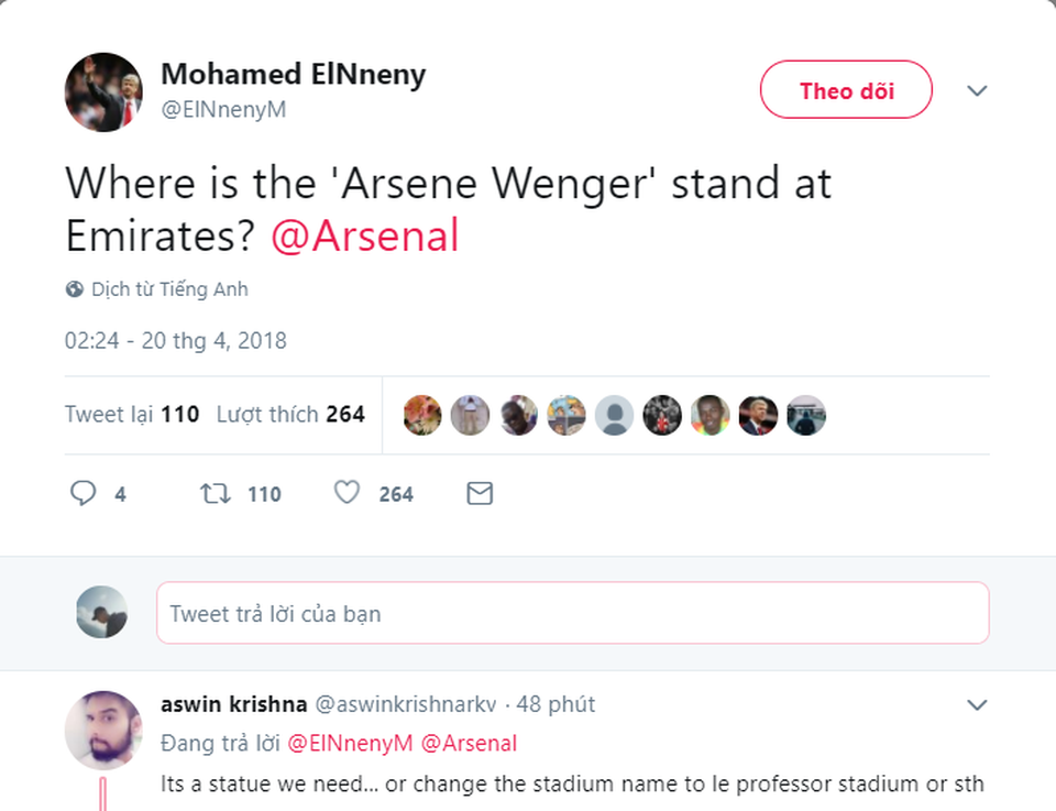 HLV Wenger nhận nhiều lời chia sẻ nồng ấm khi quyết định rời Arsenal - 13
Khán đài Arsene Wenger sẽ ở đâu tại Emirates. MU đã có khán đài Alex Ferguson và điều tương tự có thể xảy ra ở Arsenal