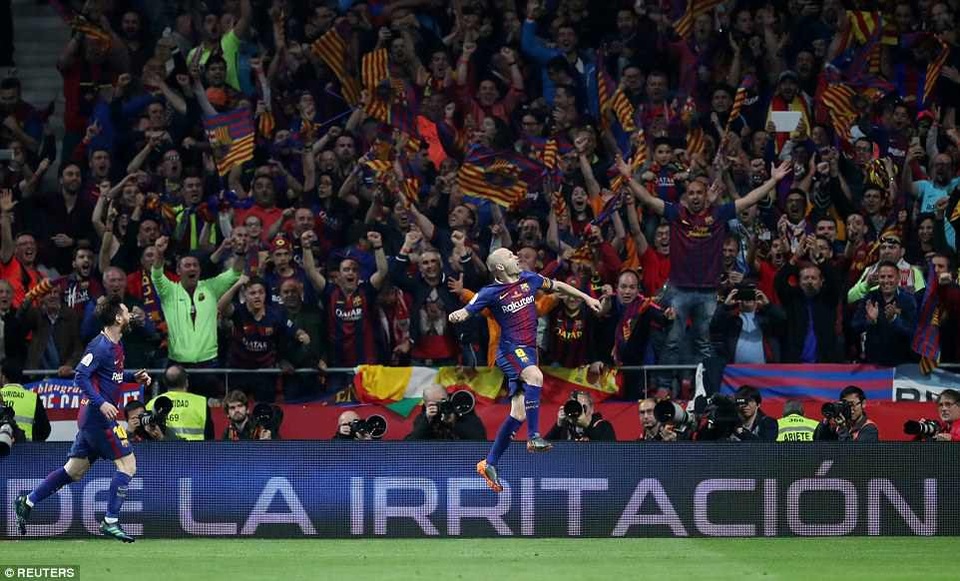 Những khoảnh khắc Barcelona “vùi dập” Sevilla để vô địch Cúp Nhà vua - 10
Ngôi sao 34 tuổi này ghi bàn ở trận cuối cùng cho Barcelona ở Cúp Nhà vua