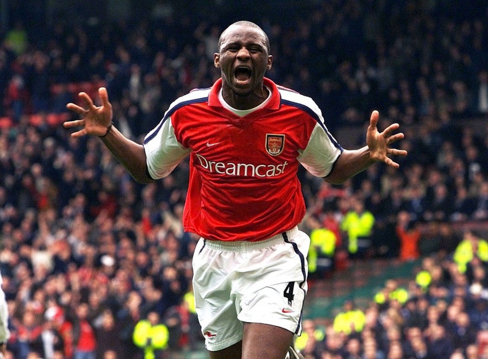 Vieira là thủ lĩnh tuyến giữa của Arsenal trong giai đoạn hoàng kim