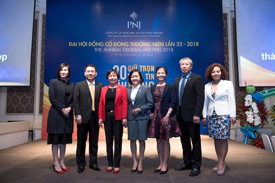 Sau “mùa vàng bội thu”, PNJ tiếp tục thành lập 2 công ty mới - 3 HĐQT PNJ nhiệm kỳ 2018 - 2022