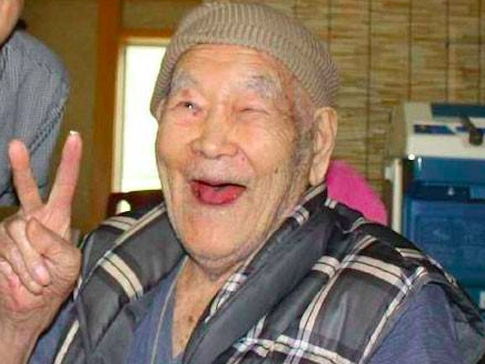 
Cụ Nabi Tajima khi còn sống. Ảnh: Japan Times
