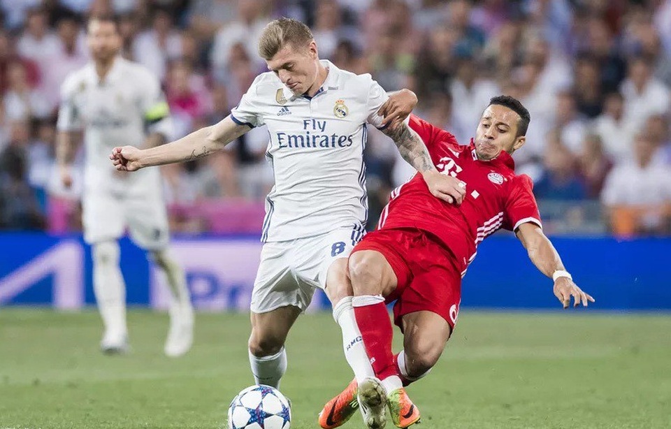 Những điểm nóng quyết định trận đại chiến Bayern Munich - Real Madrid - 4 Cuộc đối đầu của hai nhạc trưởng Toni Kroos và Thiago quyết định tới cục diện trận đấu