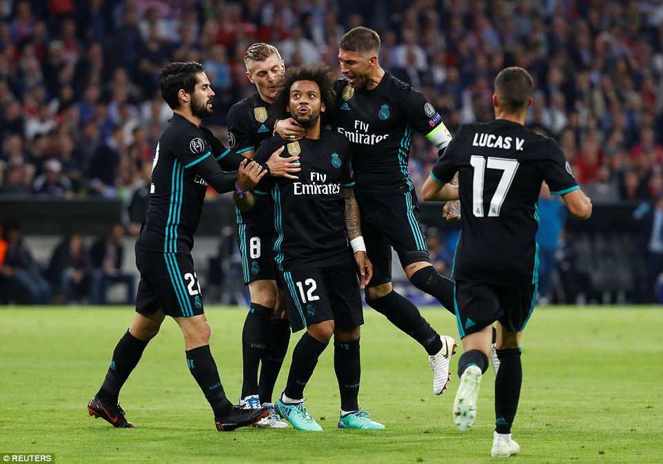 Real Madrid và C.Ronaldo lập kỷ lục sau trận thắng Bayern Munich - 1 Real Madrid là CLB đầu tiên cán cột mốc 150 trận thắng ở Champions League