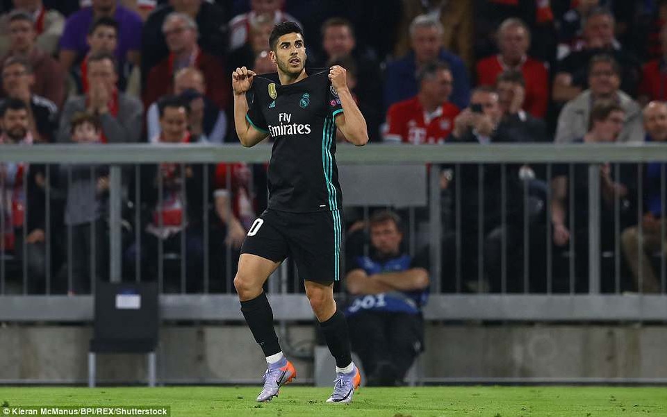 Những khoảnh khắc Real Madrid hạ gục Bayern Munich tại Đức - 6
Ngôi sao trẻ người Tây Ban Nha đã thể hiện cái duyên khi vào sân ở hiệp 2