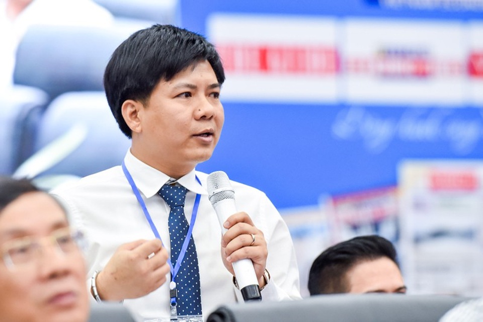 Thế hệ trẻ Việt Nam và ước mơ vươn mình - 3 
Ông Nguyễn Ngọc Thủy phát biểu tại Hội nghị Kinh tế Miền Trung 2017.