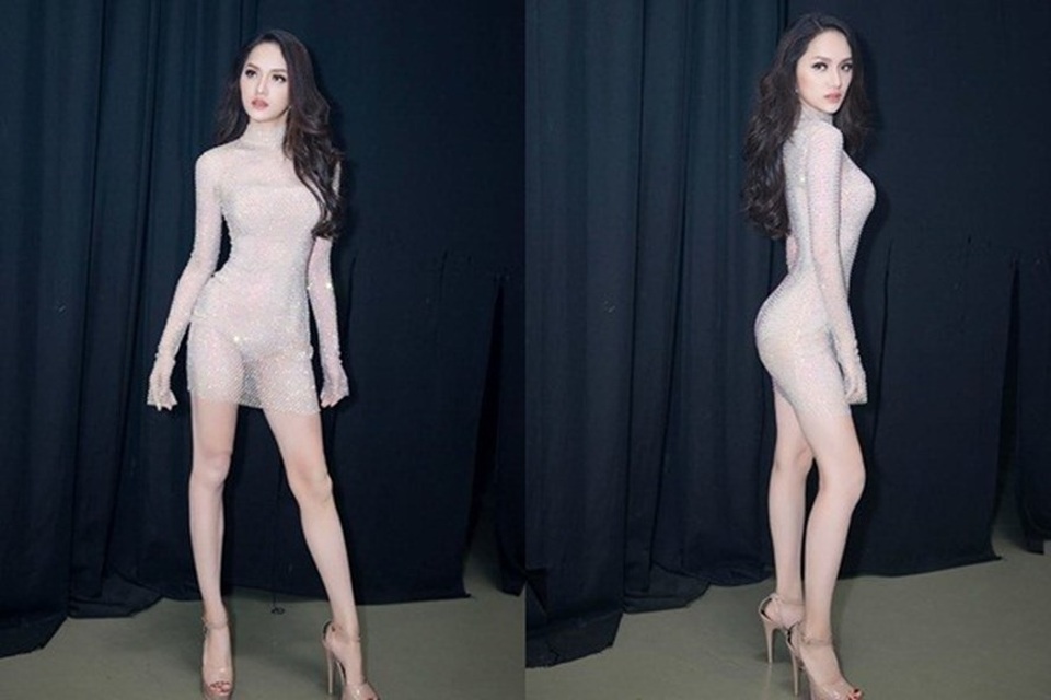 Đến với cuộc thi, Hương Giang không dám ăn vì ám ảnh chuyện bụng to. Cả ngày cô chỉ ăn một quả trứng luộc tại khách sạn để giữ vóc dáng.