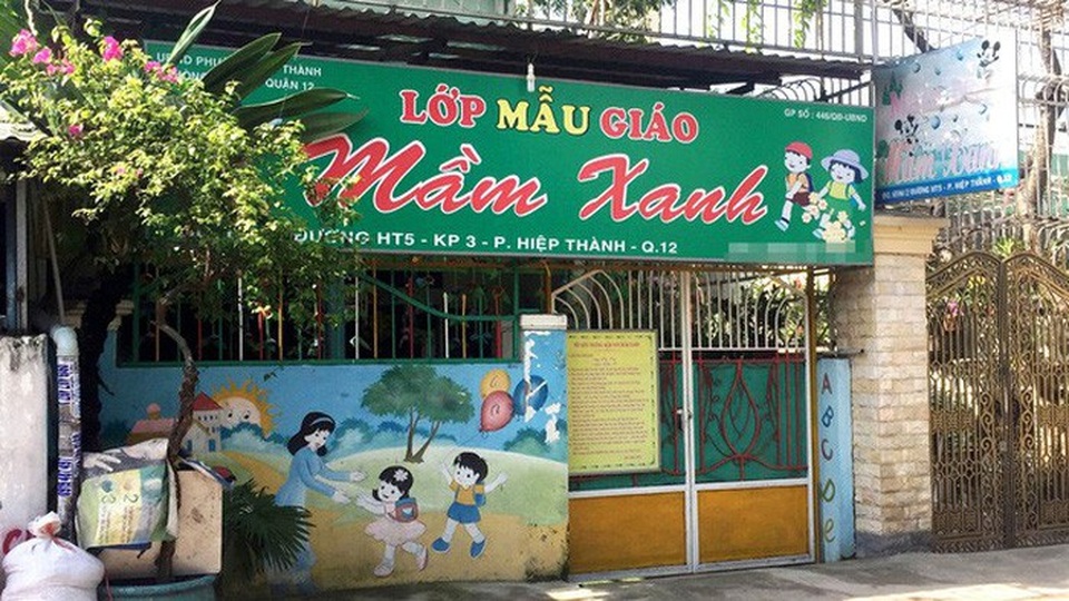 Khởi tố thêm 1 bảo mẫu của cơ sở Mầm Xanh tội hành hạ trẻ em - 1
Cơ sở Mầm Xanh, nơi xảy ra sự việc