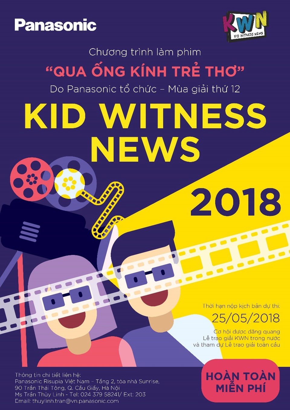 Điện ảnh Việt nở rộ một thế hệ “tài không đợi tuổi” - 3 Qua ống kính trẻ thơ – chương trình làm phim do Panasonic tổ chức đã thắp lửa đam mê nghệ thuật thứ 7 cho nhiều thế hệ học sinh Hà Nội