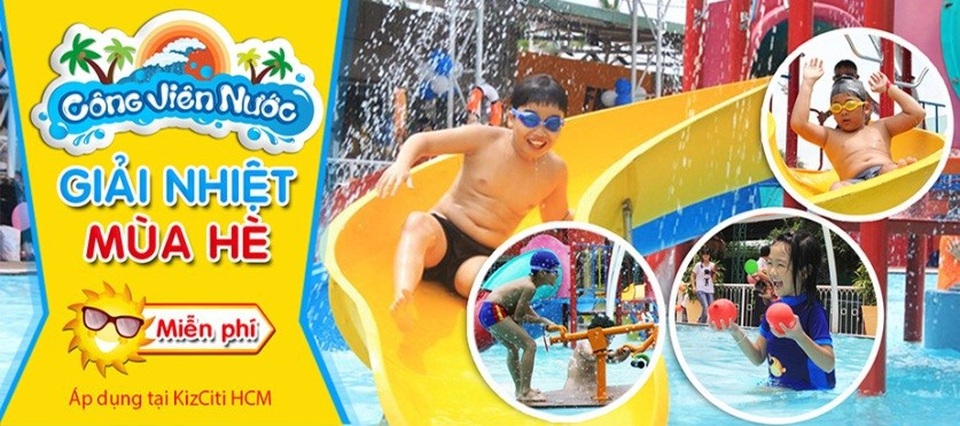 Địa điểm vui chơi lý tưởng dịp lễ 30/4 – 1/5 - 4
Công viên nước với bộ trò chơi liên hoàn, đảo phun nước, cầu trượt,… cho các bạn nhỏ tha hồ khám phá