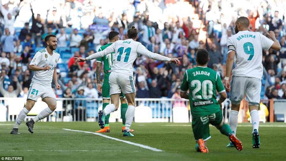 Bale lập công, Real Madrid tiếp tục hy vọng giành ngôi á quân La Liga - 4
Real Madrid tiếp tục nuôi mộng giành ngôi á quân La Liga năm nay