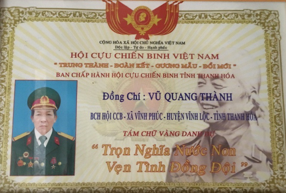 Gặp lại chiến sĩ duy nhất còn sống của Trung đội anh hùng Mai Quốc Ca - 3 Hiện ông Thành tham gia Hội cựu chiến binh tại địa phương