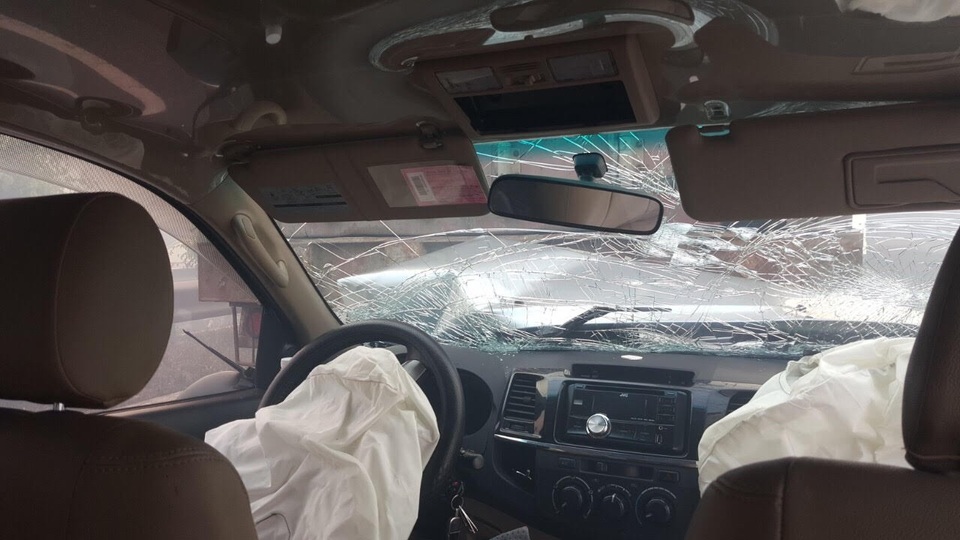 Khói mù mịt gây tai nạn liên hoàn trên cả 2 hướng cao tốc TPHCM - Dầu Giây - 7 Hiện trường 2 vụ tai nạn liên hoàn trên cao tốc HLD.