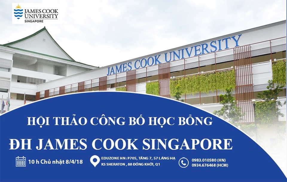 Hội thảo “Công bố và giải đáp Học bổng ĐH James Cook Singapore” - 2 Hội thảo “Công bố và giải đáp Học bổng ĐH James Cook Singapore” - 2