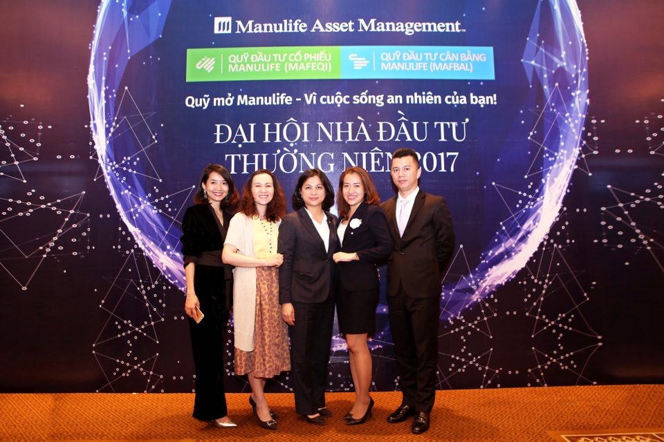 Quỹ Mở Manulife mang đến nhiều cơ hội đầu tư lớn - 1 Kết quả ấn tượng của Quỹ Mở Manulife được công bố trong đại hội Nhà đầu tư năm tài chính 2017 ngày 28/03/2018