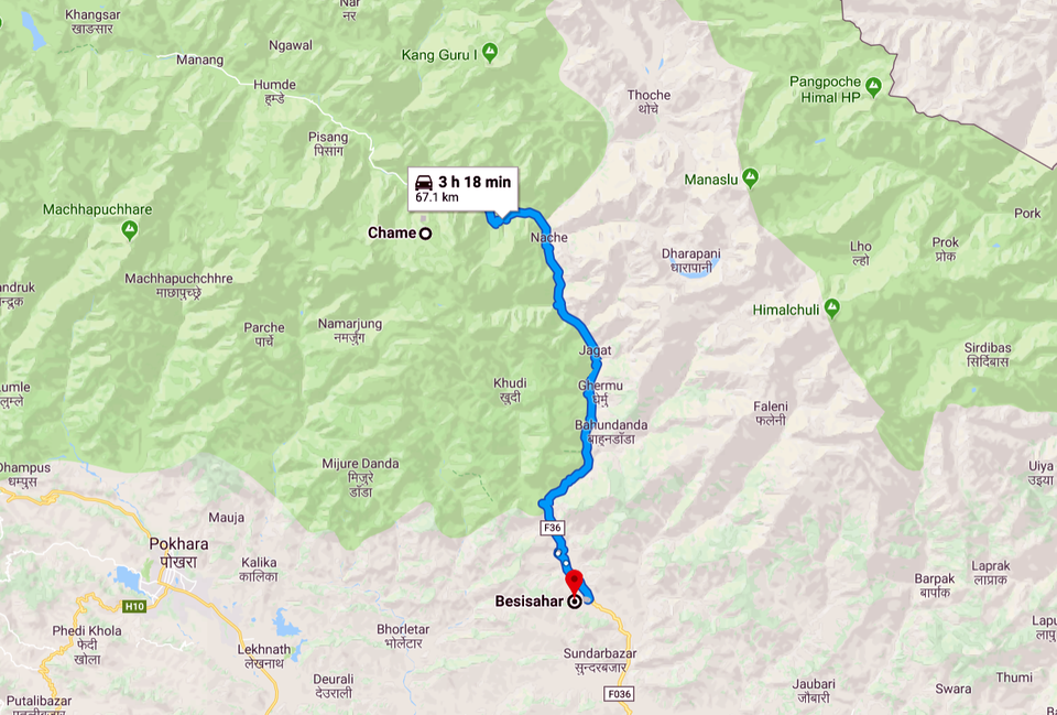 Besisahar-Chame - Con đường thách thức "dân phượt" - 1