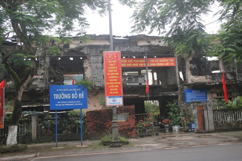 Trường Bồ đề là chứng tích thể hiện sự tàn phá khủng khiếp của chiến tranh. Căn nhà duy nhất còn lại sau 81 ngày đêm lịch sử của quân dân Việt Nam tại Thành cổ Quảng Trị