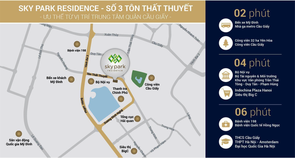 Xuất hiện chung cư đẳng cấp trên tuyến phố “triệu đô” - 1 Tôn Thất Thuyết là tuyến phố tập trung nhiều cơ quan hành chính Nhà nước