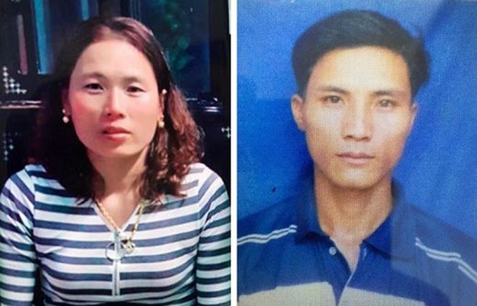 Hiểm họa “lao động chui” sang Trung Quốc - 2 “Nữ quái” cầm đầu đường dây môi giới lao động xuất cảnh sang Trung Quốc trái phép Hồ Thị Nguyệt (trái) và Phạm Văn Thắng – đối tượng bị Công an Quảng Bình bắt giữ về hành vi tổ chức đưa người trốn đi nước ngoài lao động trái phép