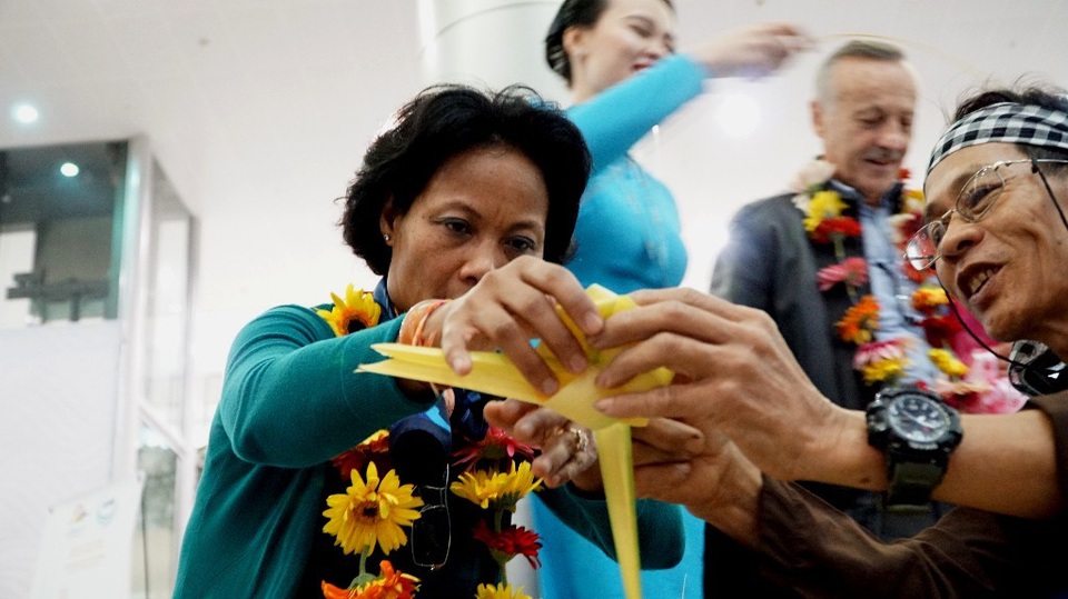 Bà Camtam dường như rất thích loại hình nghệ thuật dân gian này