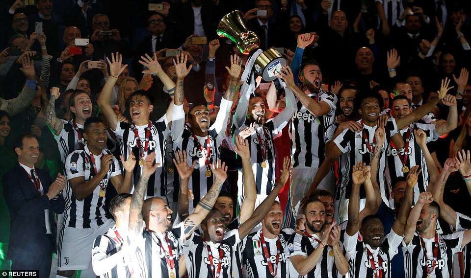 Juventus giành chức vô địch Coppa Italia