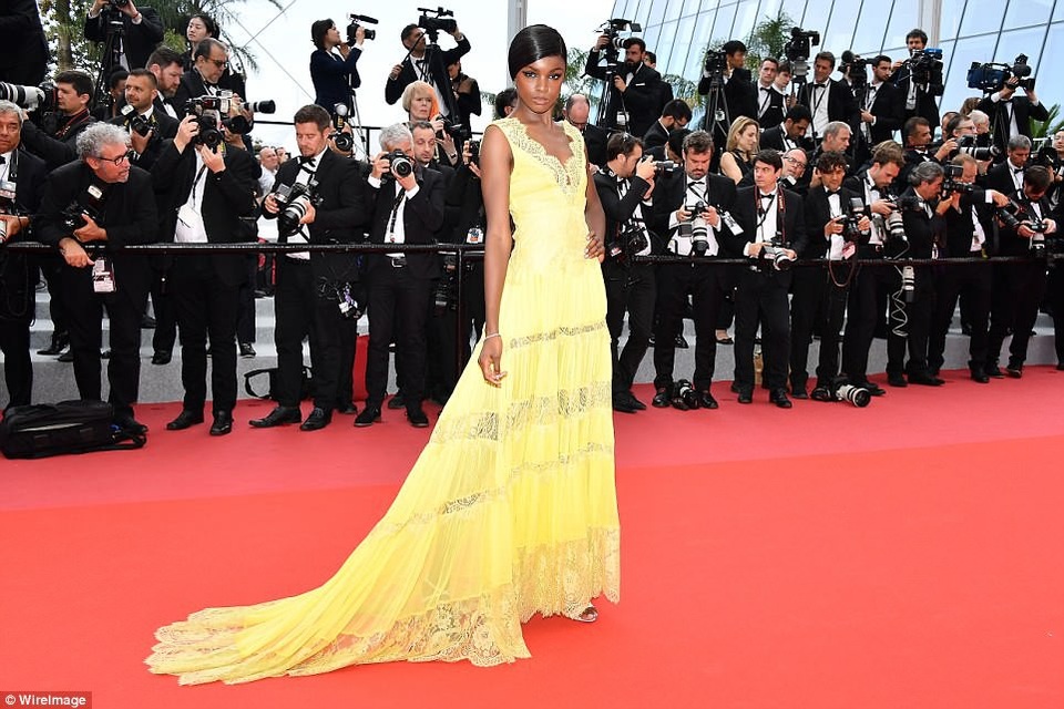 "Bồ" cũ của C.Ronaldo quyến rũ trên thảm đỏ Cannes 2018 - 21
Siêu mẫu da màu Leomie Anderson