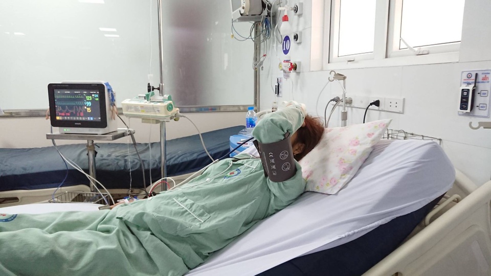 Bệnh nhân đã ổn định hơn sau khi được điều trị.