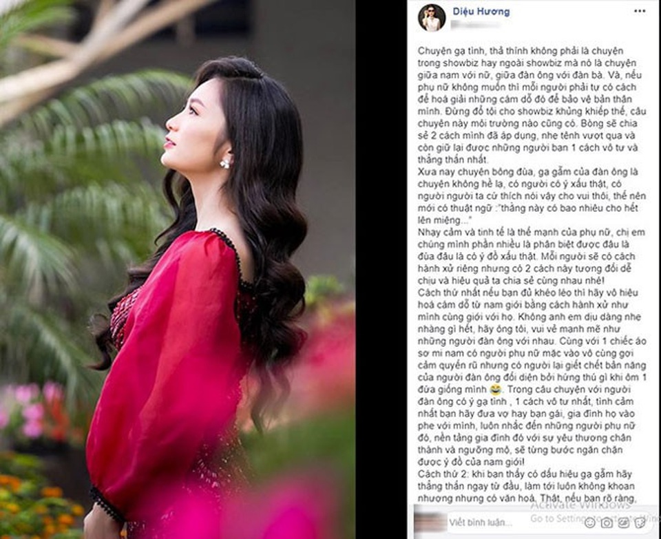 Diệu Hương tiết lộ 2 “tuyệt chiêu” thoát khỏi bị gạ tình - 1 
Diệu Hương từng dùng chiêu để thoát khỏi cảnh bị gạ tình?