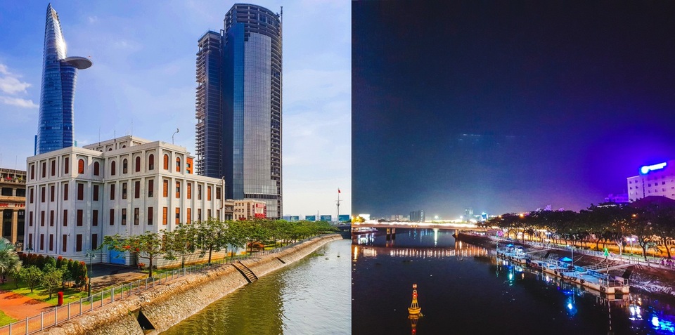 Sông Sài Gòn mang vẻ đẹp hiện đại, sầm uất bất kể đêm ngày dưới ống kính Galaxy S9