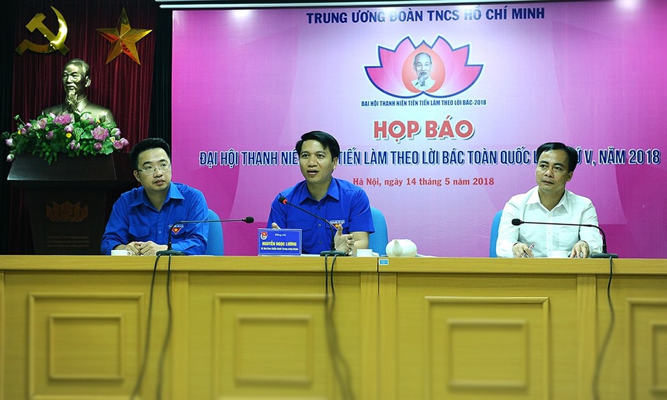 Mở ứng dụng điện thoại về gương sáng thanh niên làm theo lời Bác - 1 Họp báo về Đại hội Thanh niên tiên tiến làm theo lời Bác toàn quốc lần thứ V năm 2018