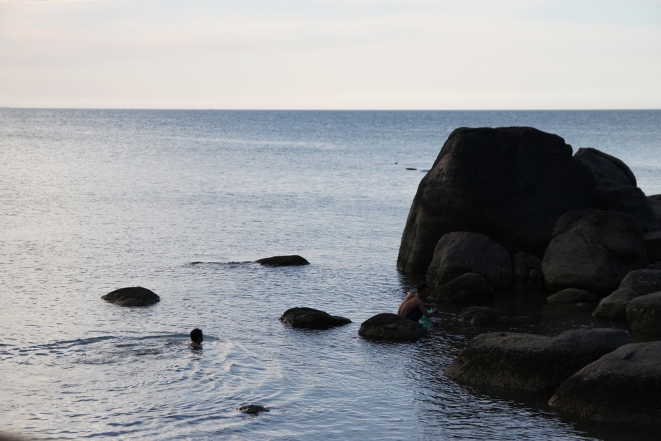 Hòa mình vào làn nước xanh