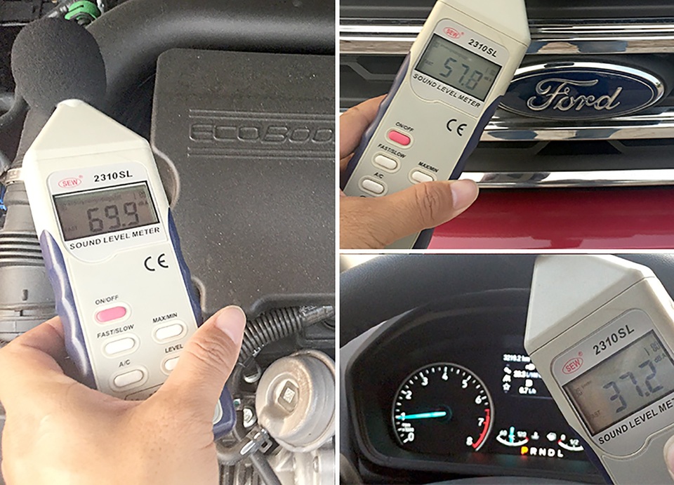 Ford Ecosport - Những đổi thay đáng giá - 6 Độ ồn của động cơ Ecoboost trên Ford Ecosport thấp hơn hơn so với động cơ 1.5L trên các phiên bản trước đó.