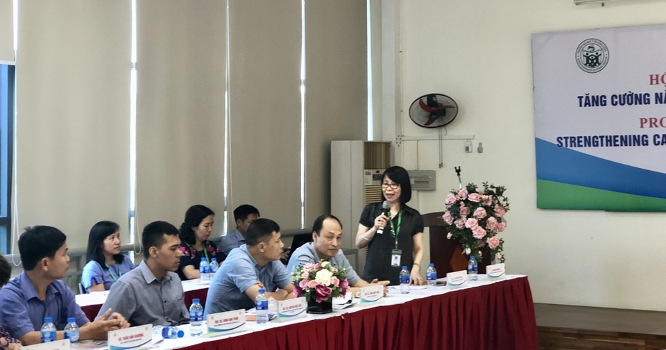 Tăng cường năng lực cho các nghiên cứu triển khai tại Việt Nam - 1
GS.TS Bùi Thị Thu Hà chia sẻ tại hội thảo.