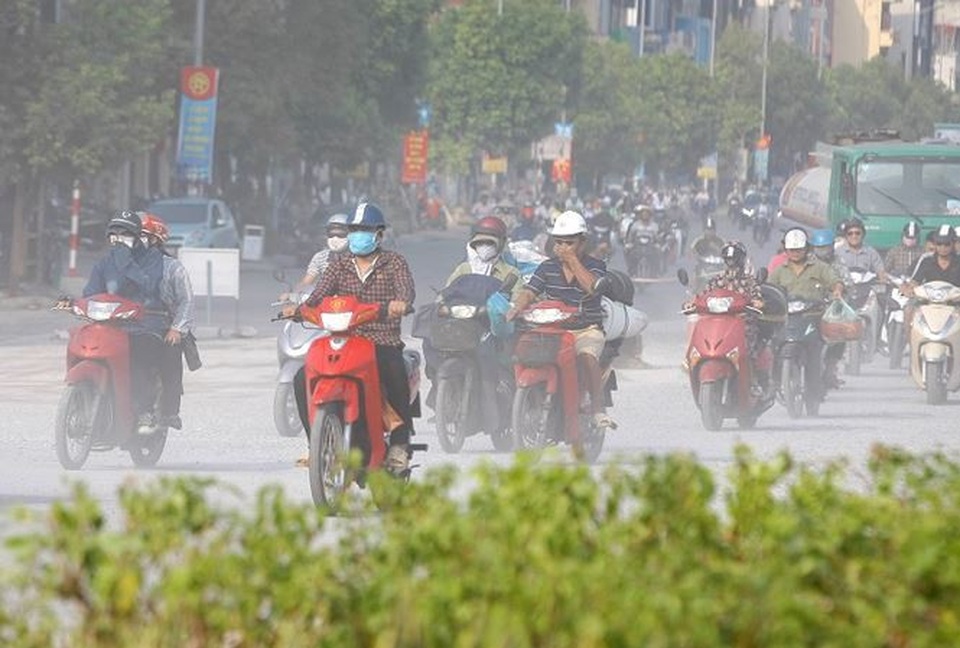 Cứ 10 ngày, Hà Nội có 9 ngày ô nhiễm không khí - 1 Cứ 10 ngày, Hà Nội có 9 ngày ô nhiễm không khí - 1