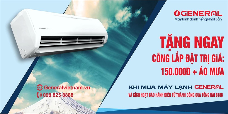 Máy lạnh danh tiếng Nhật Bản General - Đập tan cơn nóng - 2 Máy lạnh danh tiếng Nhật Bản General - Đập tan cơn nóng - 2