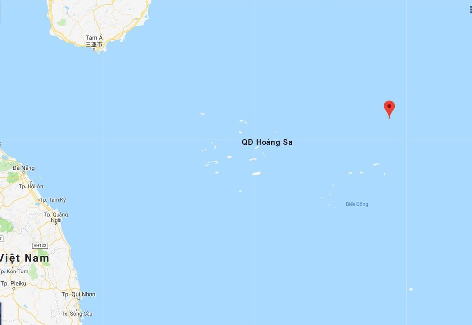 49 ngư dân đang gặp nạn trên vùng biển thời tiết xấu - 1 Vị trí QNa 90749 TS gặp nạn