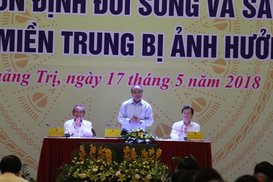 Thủ tướng chủ trì hội nghị công tác khắc phục sự cố môi trường biển Formosa - 1 Thủ tướng Chính phủ Nguyễn Xuân Phúc chủ trì hội nghị