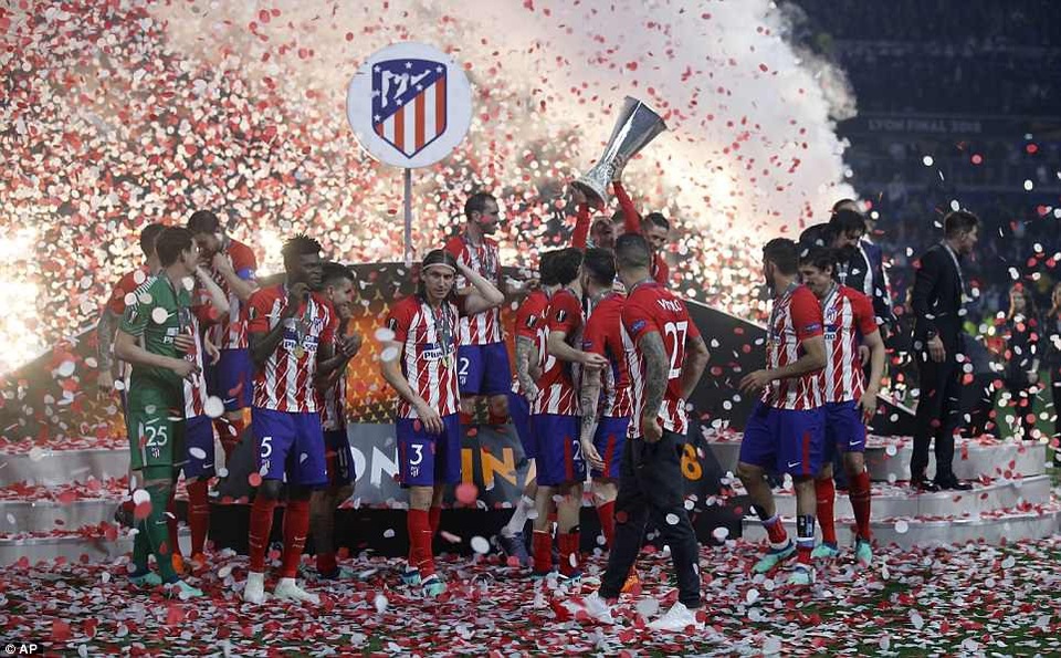 
Kể từ khi giải đấu đổi tên thành Europa League, Atletico đã lên ngôi 3 lần
