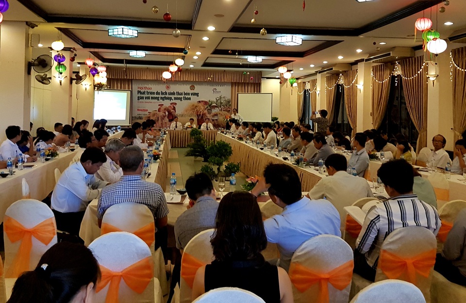 “Phát triển du lịch sinh thái bền vững gắn với nông nghiệp, nông thôn” - 1 Hội thảo “Phát triển du lịch sinh thái bền vững gắn với nông nghiệp, nông thôn” được tổ chức ngày 18/5 tại Hội An